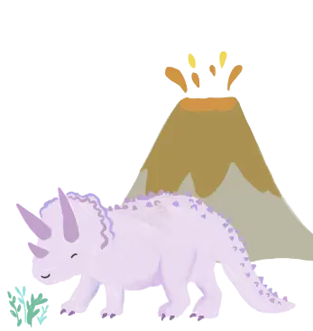 恐竜と火山