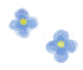 青い花